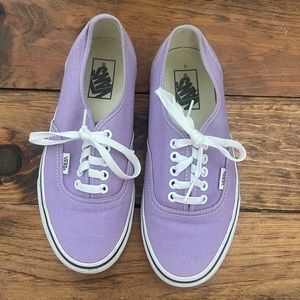 purple vans authentic